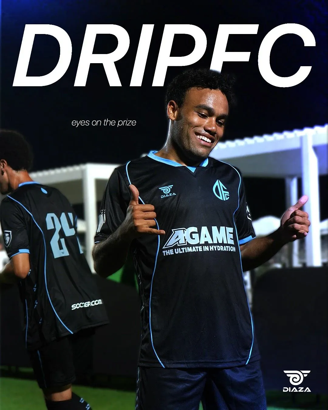 Drip FC Home & Away Kits — Drip FC · Diaza Football
