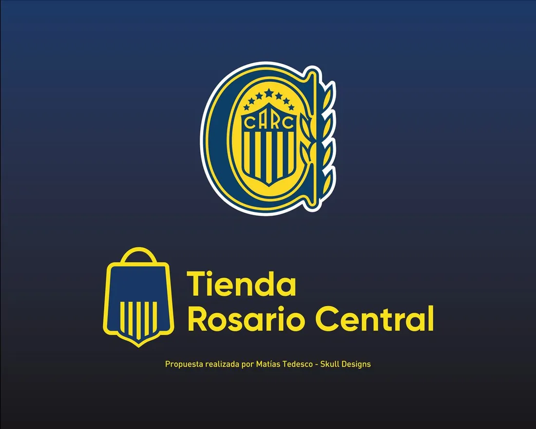 Visual Identity Proposal RC Store — Rosario Central · Official Store